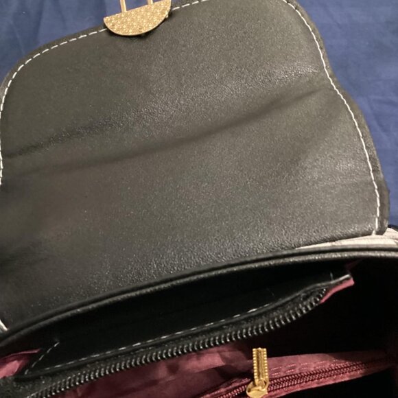 Neiman Marcus Plaid Twist Lock Black Bear Purse - Picture 7 of 7